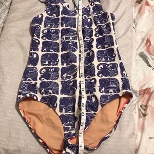 JCrew CrewCuts girls swimsuit size 14 Gently used